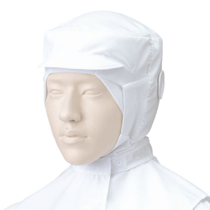 フード帽子（ケープ付）（1枚入） | ユニフォーム | 1枚 | 484-KZ1 | ホワイト