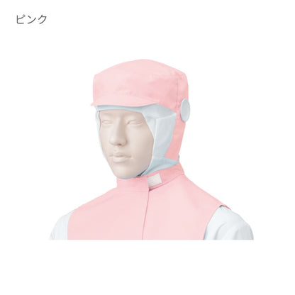 フード帽子（ケープ付）（1枚入） | ユニフォーム | 1枚 | 484-KZ1 | ホワイト