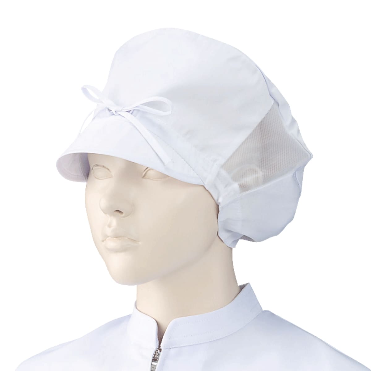 作業帽子（メッシュ付）（2枚入） | ユニフォーム | 1枚 | 484-KZ2 | ホワイト