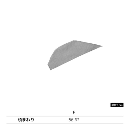 バンダナキャップ | ユニフォーム | 1枚 | APK470-KZ1 | ブラック