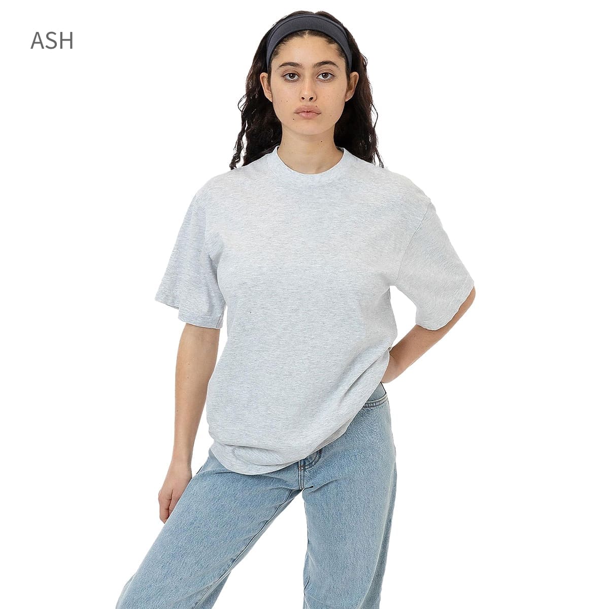 los angeles apparel S/S Grmnt Dye Crew Neck 6.5oz | メンズ | 1枚 | 1801GD | TOMATO