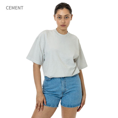 los angeles apparel S/S Grmnt Dye Crew Neck 6.5oz | メンズ | 1枚 | 1801GD | NAVY