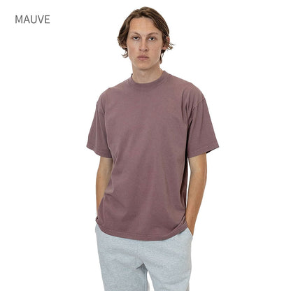 los angeles apparel S/S Grmnt Dye Crew Neck 6.5oz | メンズ | 1枚 | 1801GD | NAVY