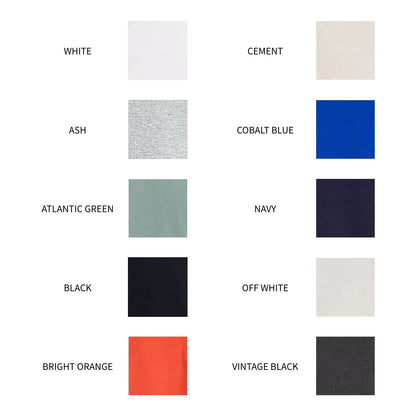 los angeles apparel S/S Grmnt Dye Crew Neck 6.5oz | メンズ | 1枚 | 1807GD | NAVY