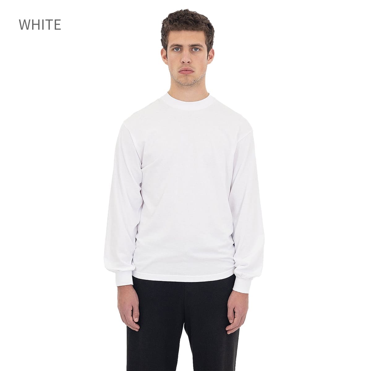 los angeles apparel S/S Grmnt Dye Crew Neck 6.5oz | メンズ | 1枚 | 1807GD | COBALT BLUE