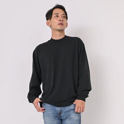los angeles apparel S/S Grmnt Dye Crew Neck 6.5oz | メンズ | 1枚 | 1807GD | VINTAGE BLACK