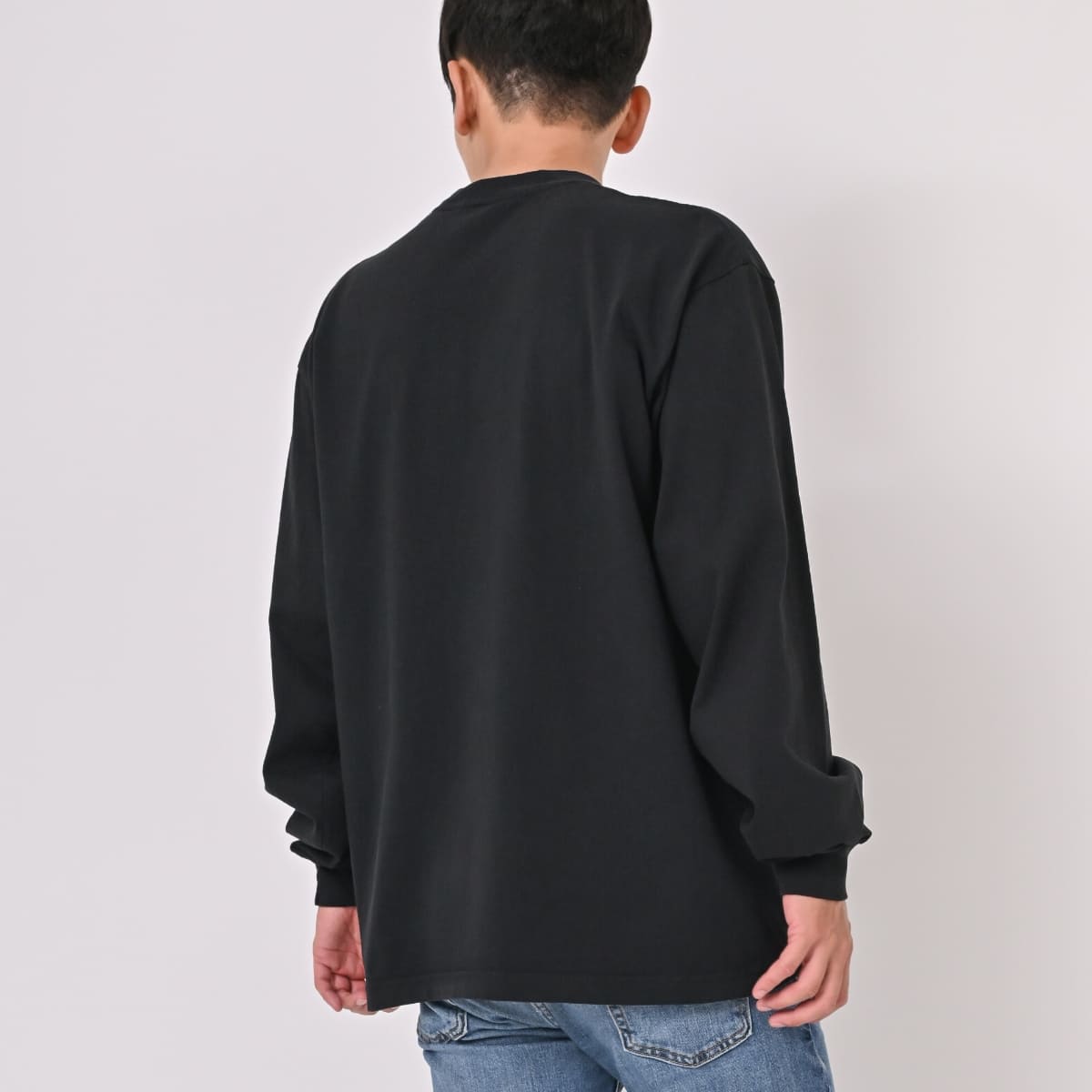 los angeles apparel S/S Grmnt Dye Crew Neck 6.5oz | メンズ | 1枚 | 1807GD | COBALT BLUE