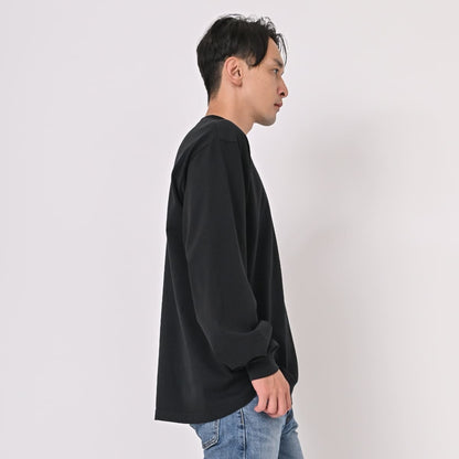 los angeles apparel S/S Grmnt Dye Crew Neck 6.5oz | メンズ | 1枚 | 1807GD | BRIGHT ORANGE