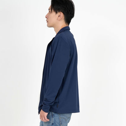 トラックトップジャケット（ポリジン加工） | メンズ | 1枚 | MJ0078 | サックス