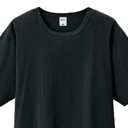 楊柳Tシャツ | メンズ | 1枚 | MS1175 | ブラック