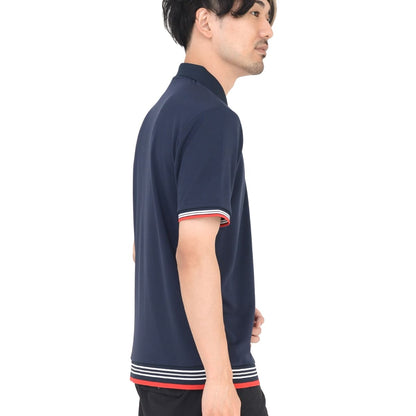 裾ラインリブドライポロシャツ（ポリジン加工） | メンズ | 1枚 | MS3122 | ホワイト