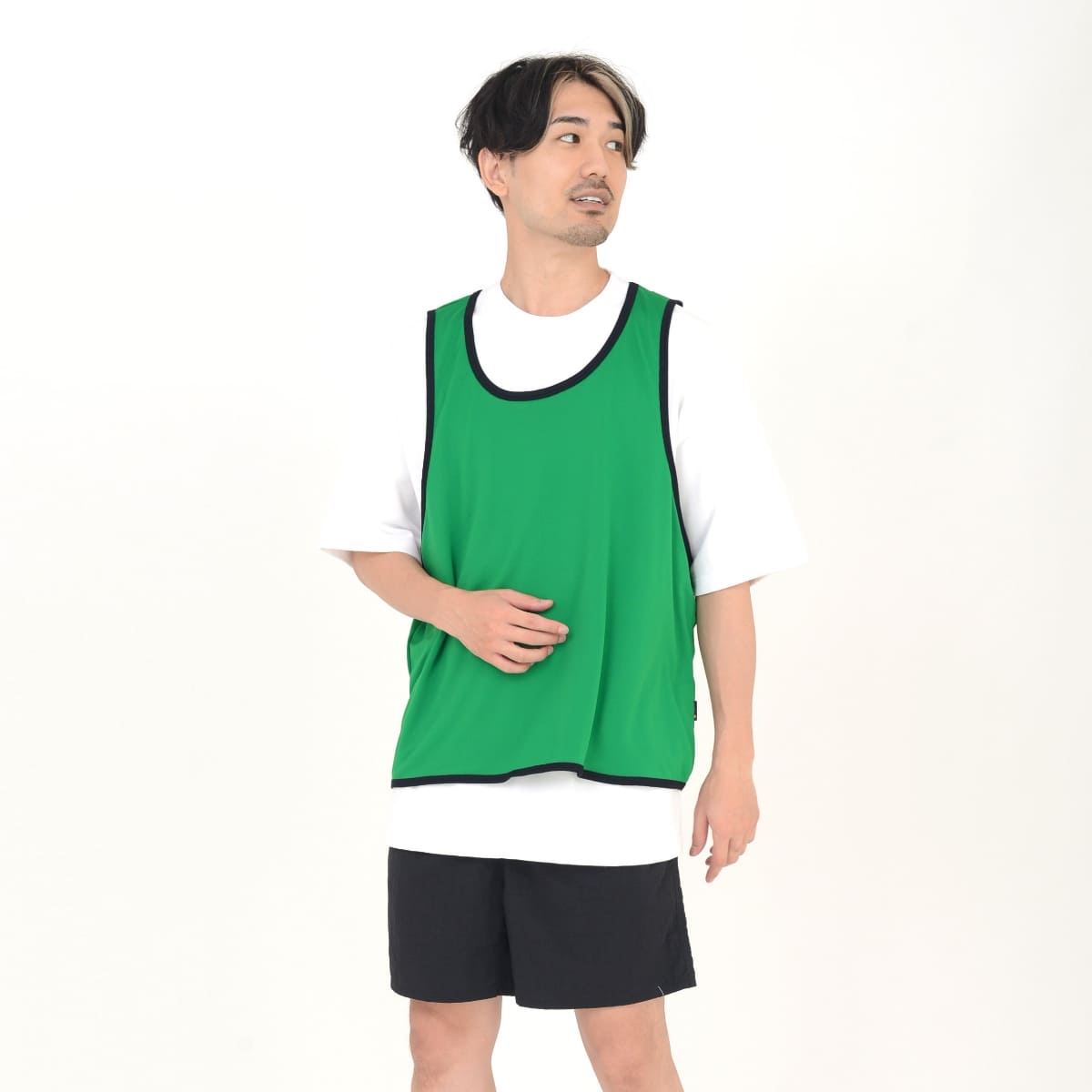 ビブス（ポリジン加工） | ノベルティ(小物) | 1枚 | MK7105 | 蛍光イエロー