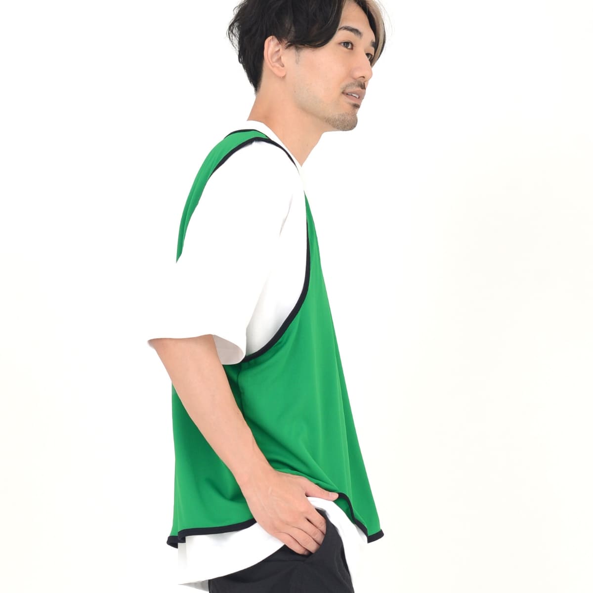 ビブス（ポリジン加工） | ノベルティ(小物) | 1枚 | MK7105 | 蛍光イエロー