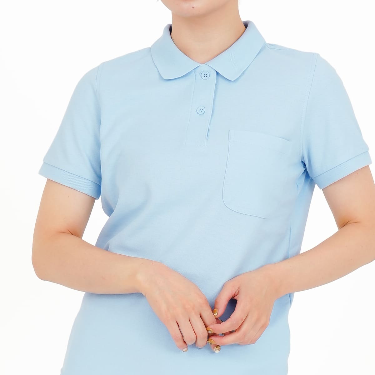 ポケット付CVC鹿の子ドライポロシャツ | レディース | 1枚 | MS3114 | ショッキングピンク