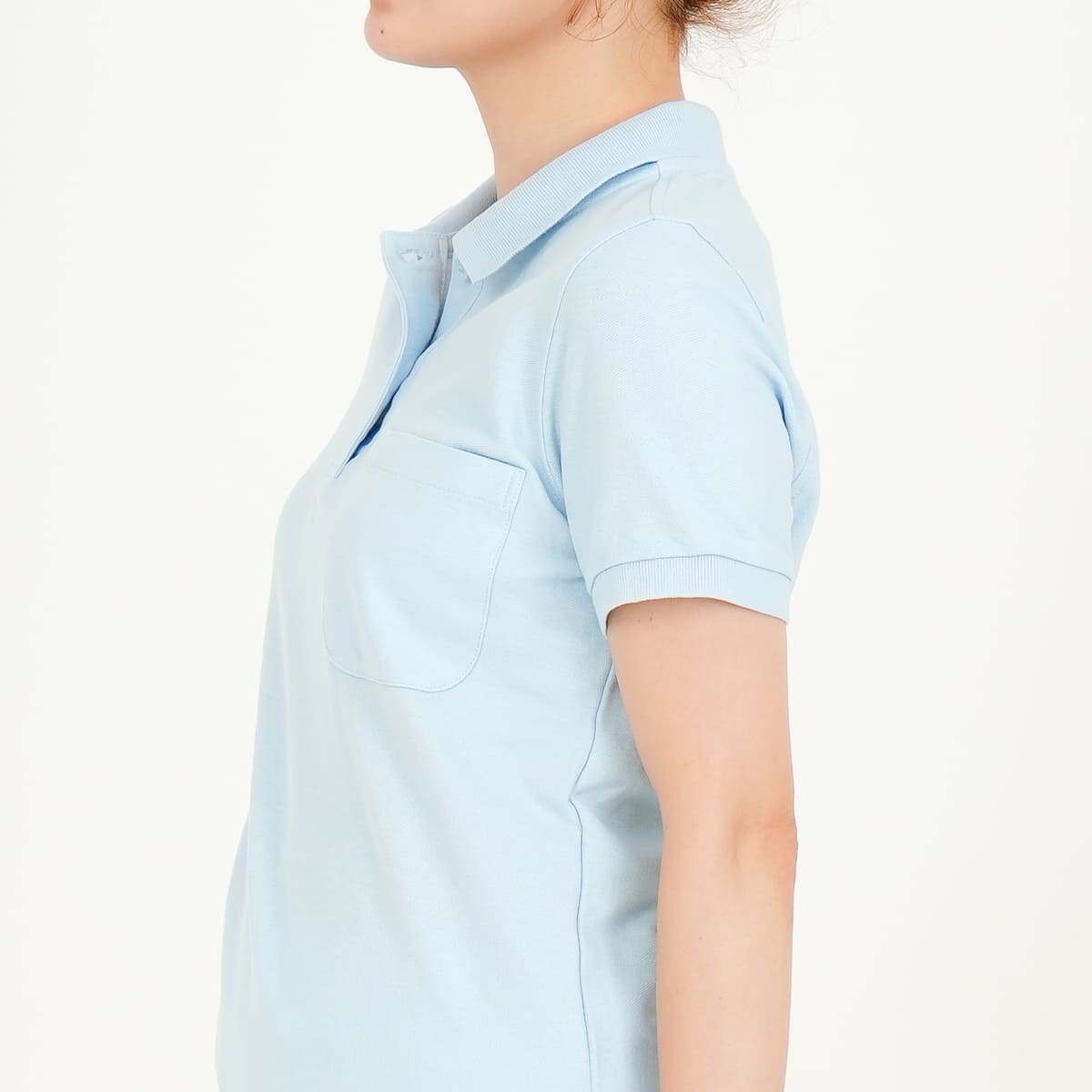 ポケット付CVC鹿の子ドライポロシャツ | レディース | 1枚 | MS3114 | イエロー