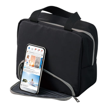 スマホが立てられるクーラーランチバッグ | ノベルティ(小物) | 1枚 | TR-1418 | ブラック