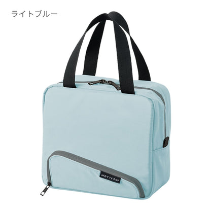 スマホが立てられるクーラーランチバッグ | ノベルティ(小物) | 1枚 | TR-1418 | ライトブルー