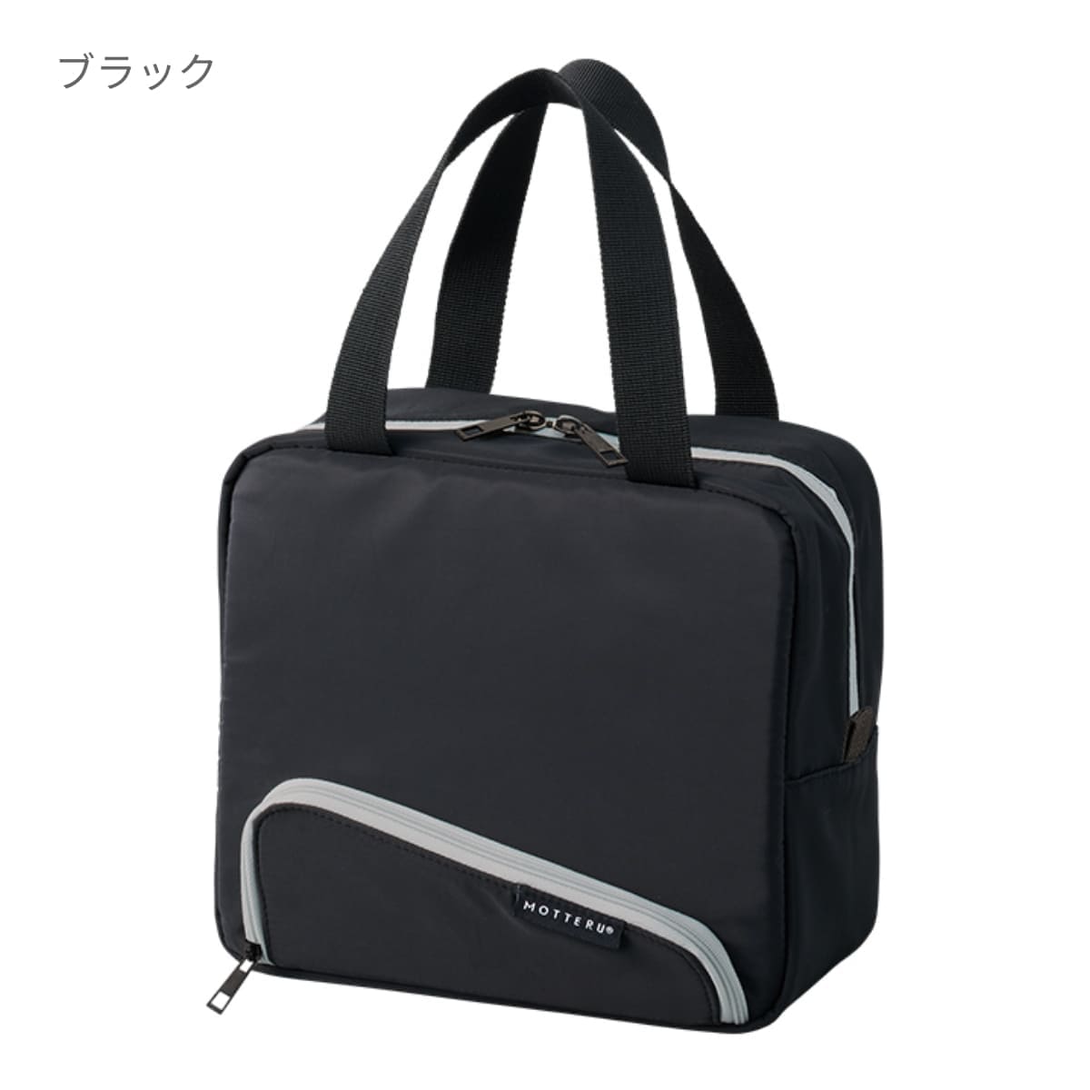 スマホが立てられるクーラーランチバッグ | ノベルティ(小物) | 1枚 | TR-1418 | ブラック