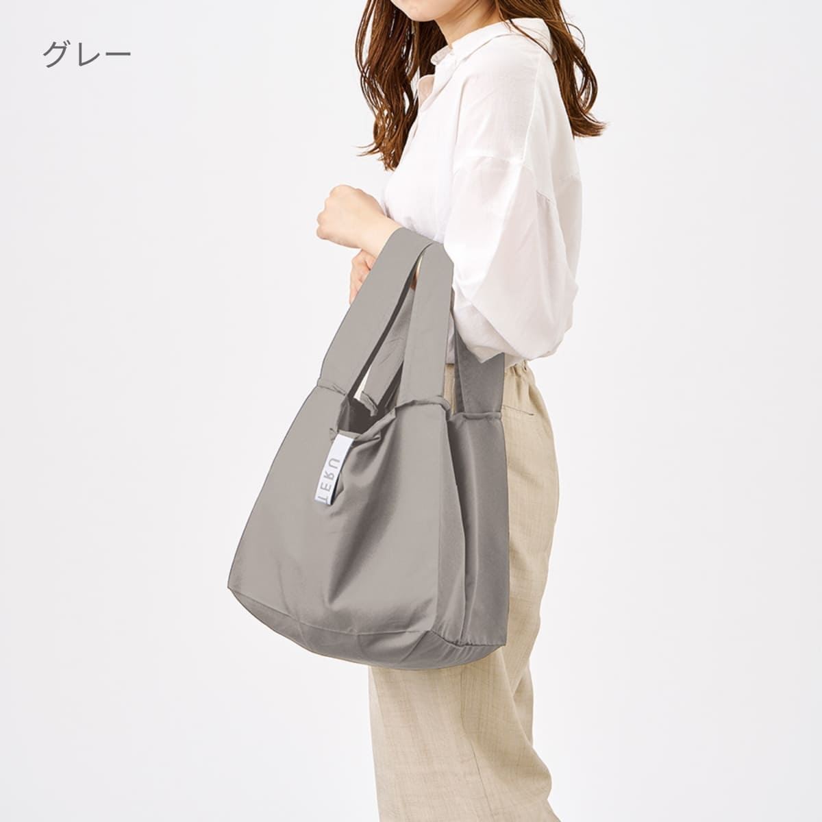 クルリト セルフレジで使いやすいスクエアデリバッグ | ノベルティ(小物) | 1枚 | TR-1420 | グレー