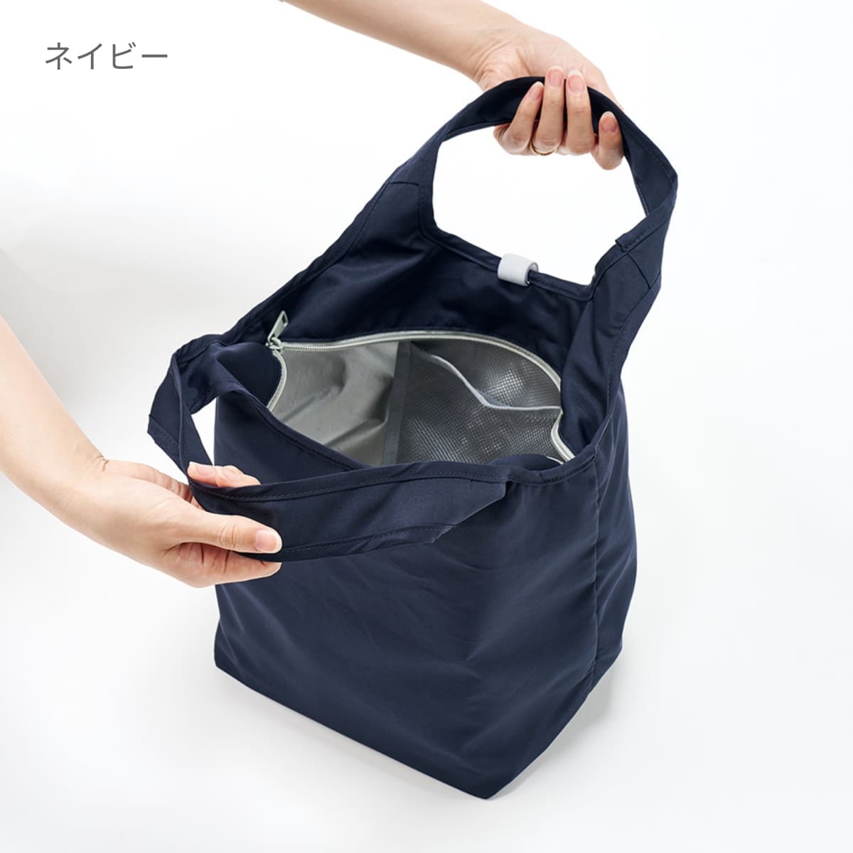 クルリト セルフレジで使いやすいコンパクトクーラーミニマルシェバッグ | ノベルティ(小物) | 1枚 | TR-1421 | ミントブルー