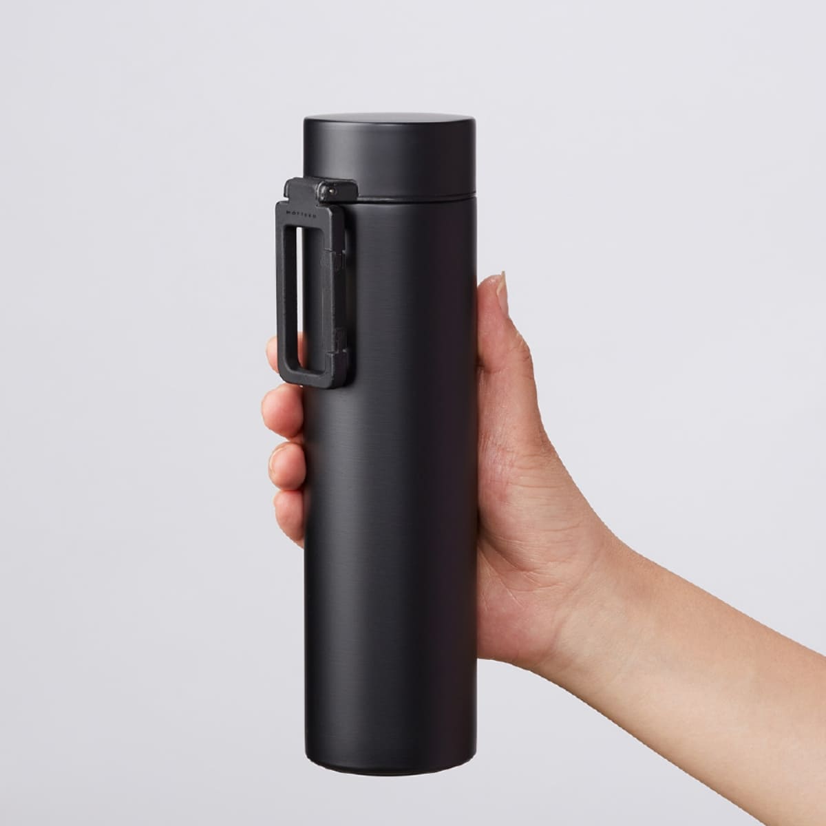 MOTTERU カラビナハンドルサーモボトル 360ml | ノベルティ(小物) | 1枚 | MO-3015 | ホワイト