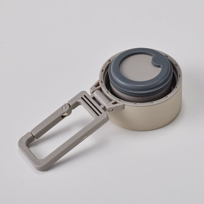 MOTTERU カラビナハンドルサーモボトル 360ml | ノベルティ(小物) | 1枚 | MO-3015 | ホワイト