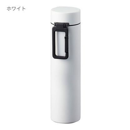 MOTTERU カラビナハンドルサーモボトル 360ml | ノベルティ(小物) | 1枚 | MO-3015 | ブラック