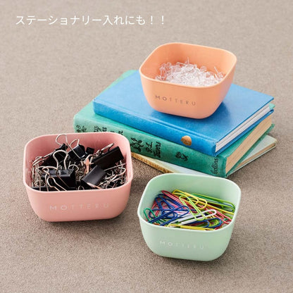 書いて消せるフードコンテナ 400ml 2個セット | ノベルティ(小物) | 1枚 | MO-3017 | ピーチオレンジ