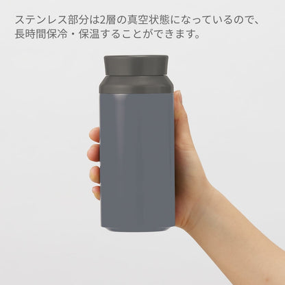 MOTTERU 電子レンジが使えるサーモボトル | ノベルティ(小物) | 1枚 | MO-3021 | チャコールブラック
