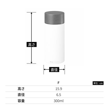 MOTTERU コーヒードリップできる サーモボトル | ノベルティ(小物) | 1枚 | MO-3030 | オフホワイト