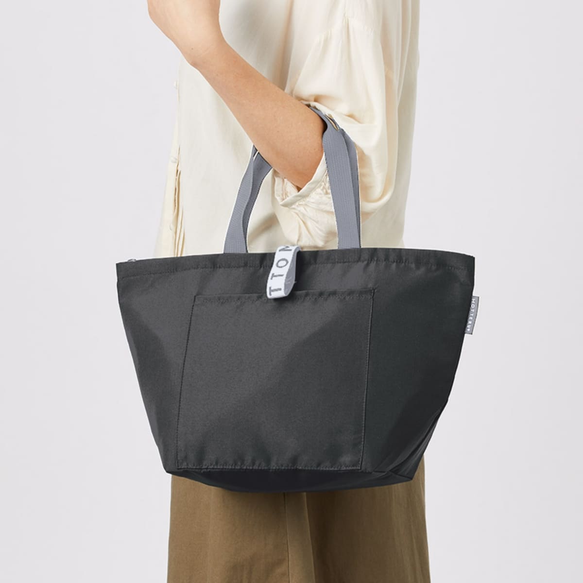 クルリト クーラーバッグ | ノベルティ(小物) | 1枚 | TR-1433 | チャコールブラック