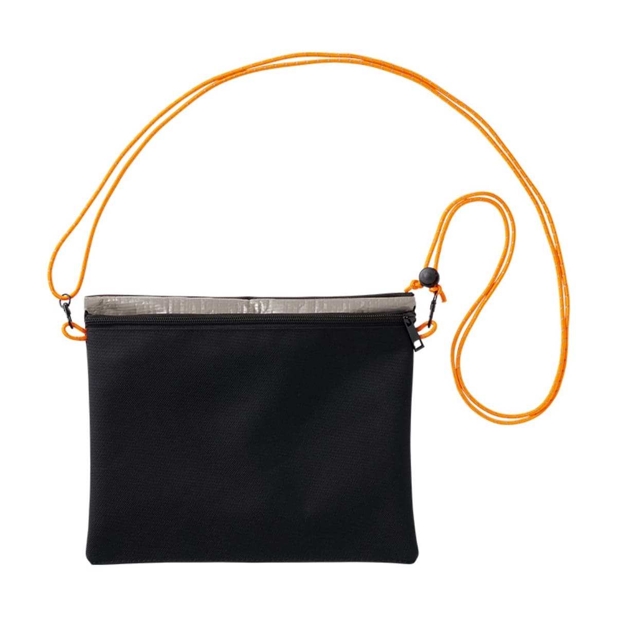 防災緊急10点セット シートインサコッシュタイプ | ノベルティ(小物) | 1枚 | TB-0005 | ブラック