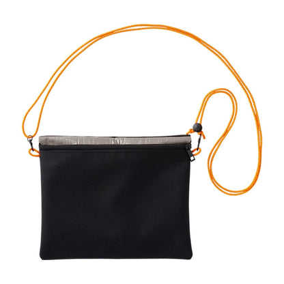 防災緊急10点セット シートインサコッシュタイプ | ノベルティ(小物) | 1枚 | TB-0005 | ブラック