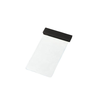 モバイルウォータープルーフポーチ6.9インチ（クリップ全面印刷対応） | ノベルティ(小物) | 1枚 | TE-0028 | ブラック