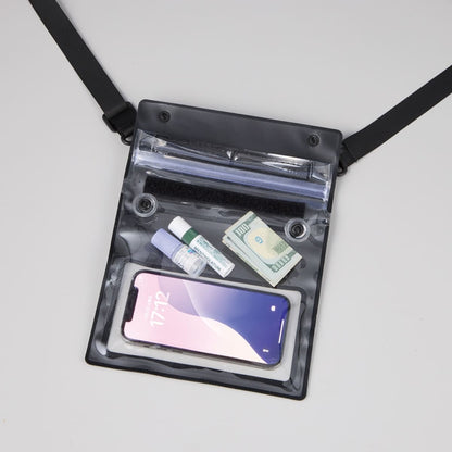 モバイルウォータープルーフサコッシュ | ノベルティ(小物) | 1枚 | TE-0041 | ホワイト
