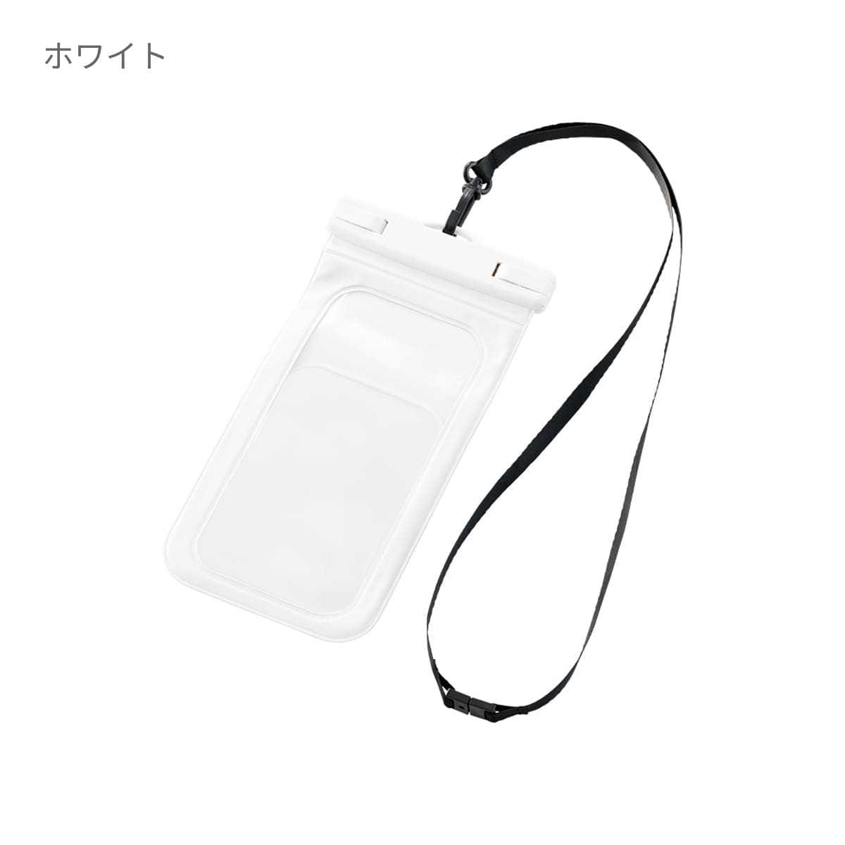 モバイルウォータープルーフポーチ 6.7インチ ver.2 | ノベルティ(小物) | 1枚 | TE-0042 | ブラック