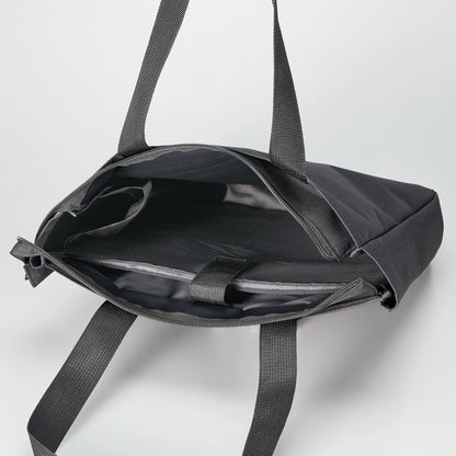 ノートPCが入れられるファスナートート | ノベルティ(小物) | 1枚 | TE-0047 | インクブラック