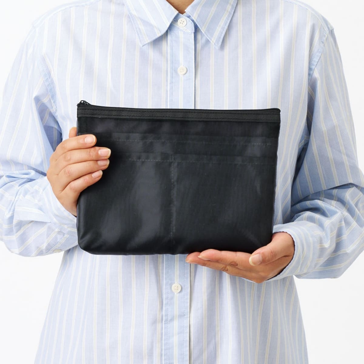 らくらく仕分けポーチ（M） | ノベルティ(小物) | 1枚 | TF-0173 | ネイビー