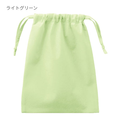不織布巾着（M） | ノベルティ(小物) | 1枚 | TP-0005 | ライトグリーン