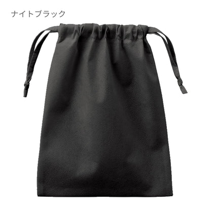 不織布巾着（M） | ノベルティ(小物) | 1枚 | TP-0005 | ナイトブラック