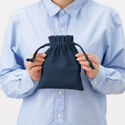 厚手コットンフリル巾着（S） | ノベルティ(小物) | 1枚 | TP-0013 | ナチュラル