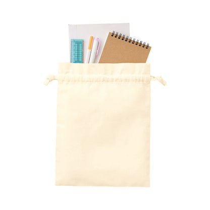 厚手コットンフリル巾着（M） | ノベルティ(小物) | 1枚 | TP-0014 | オリーブ