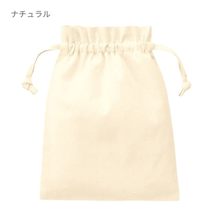 厚手コットンフリル巾着（M） | ノベルティ(小物) | 1枚 | TP-0014 | サックスブルー