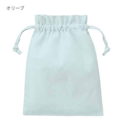 厚手コットンフリル巾着（M） | ノベルティ(小物) | 1枚 | TP-0014 | ネイビー