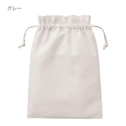厚手コットンフリル巾着（L） | ノベルティ(小物) | 1枚 | TP-0015 | ブラック