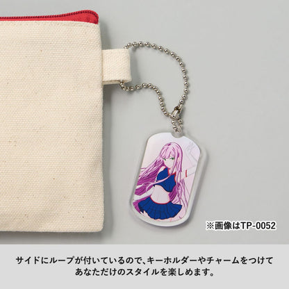 カラーファスナーキャンバスフラットポーチ（SS） | ノベルティ(小物) | 1枚 | TP-0052 | オリーブ