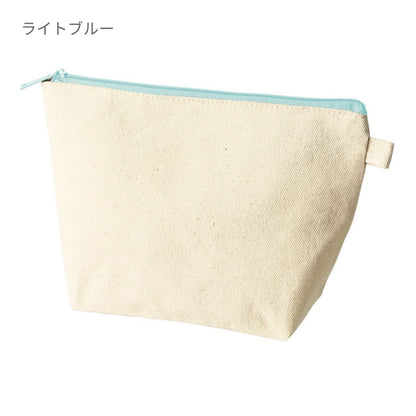 カラーファスナーキャンバスデイリーポーチ | ノベルティ(小物) | 1枚 | TP-0055 | オレンジ