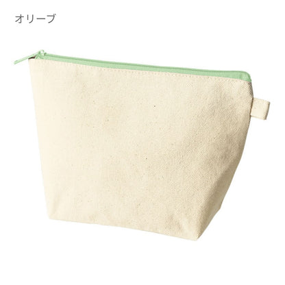 カラーファスナーキャンバスデイリーポーチ | ノベルティ(小物) | 1枚 | TP-0055 | パープル