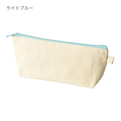 カラーファスナーキャンバスロングポーチ | ノベルティ(小物) | 1枚 | TP-0056 | チャコールブラック