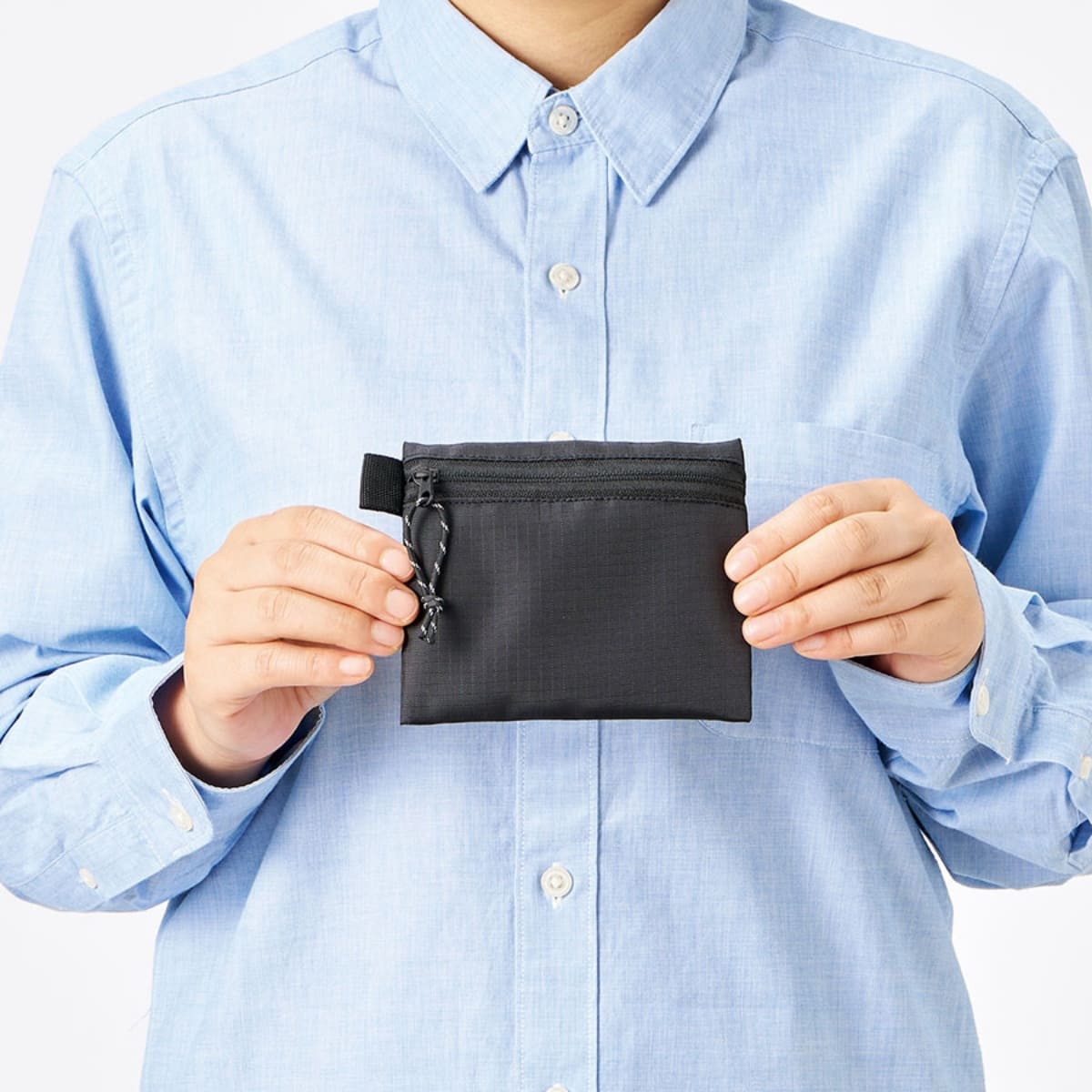 リップストップフラットポーチ（SS） | ノベルティ(小物) | 1枚 | TP-0058 | ベージュ